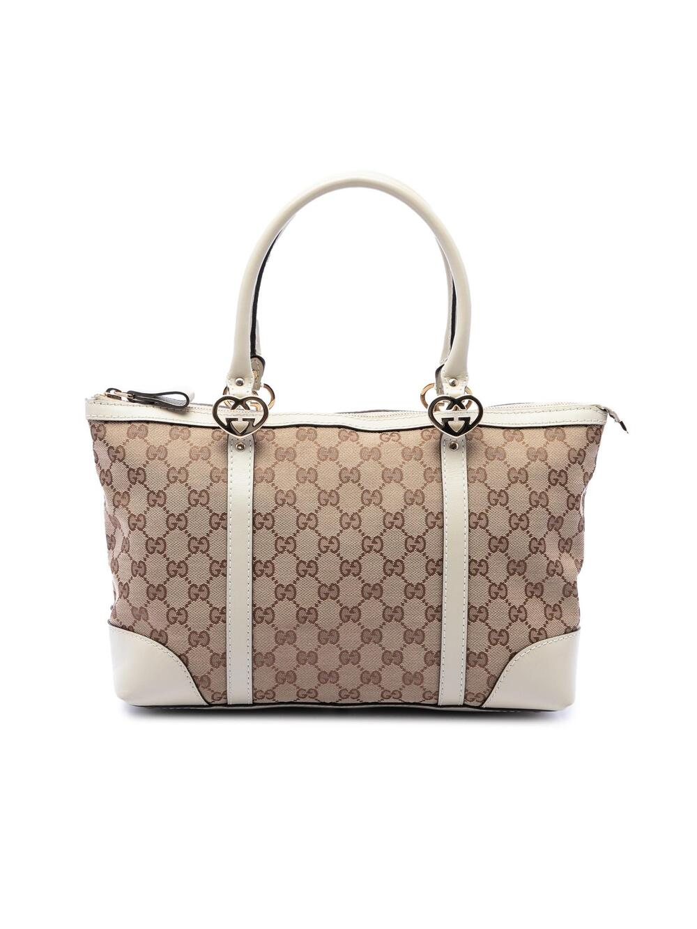 Gucci Gg Canvas Lovely Tote Pre-Loved #363866G51B